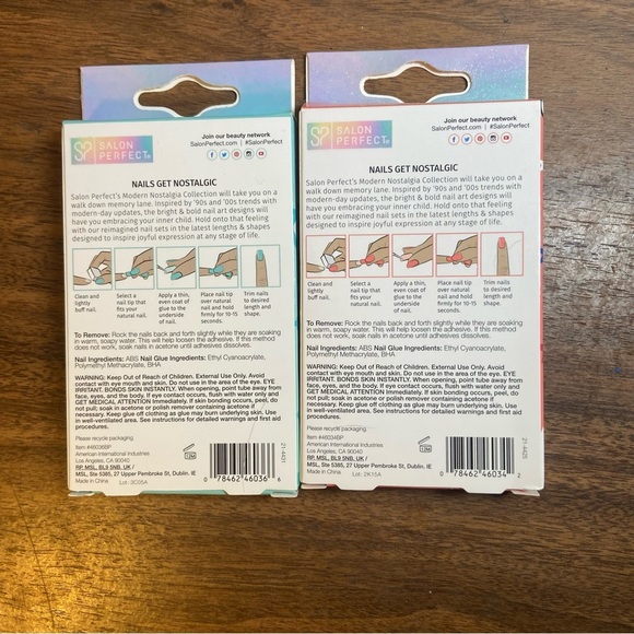 Salon Perfect Modern Nostalgia Nail Set! - Picture 2 of 2